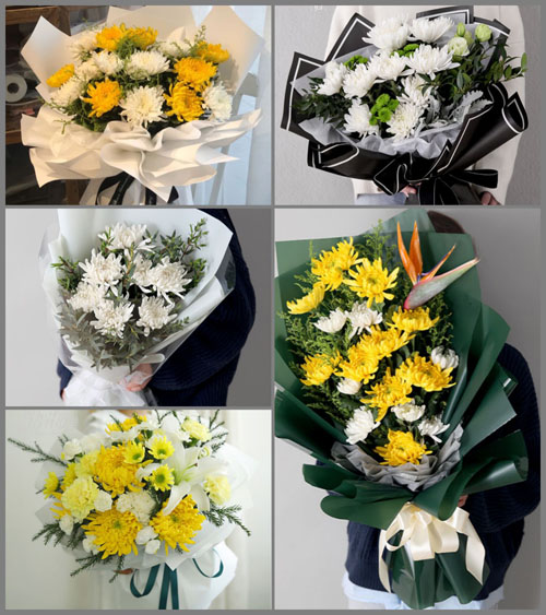 上海崇明区港沿镇鲁东村白事花束代送